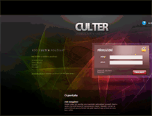 Tablet Screenshot of culter.cz